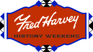 Fred Harvey History Weekend Logo_rust blue and black (high res printing)
