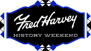 Fred Harvey History Weekend Logo_blue and black (high res printing)